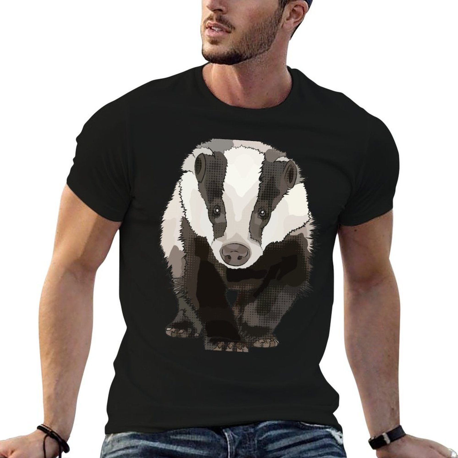 Street Fashion Com - Pink Badger by www.BeeFoxTree.com T-Shirt Street