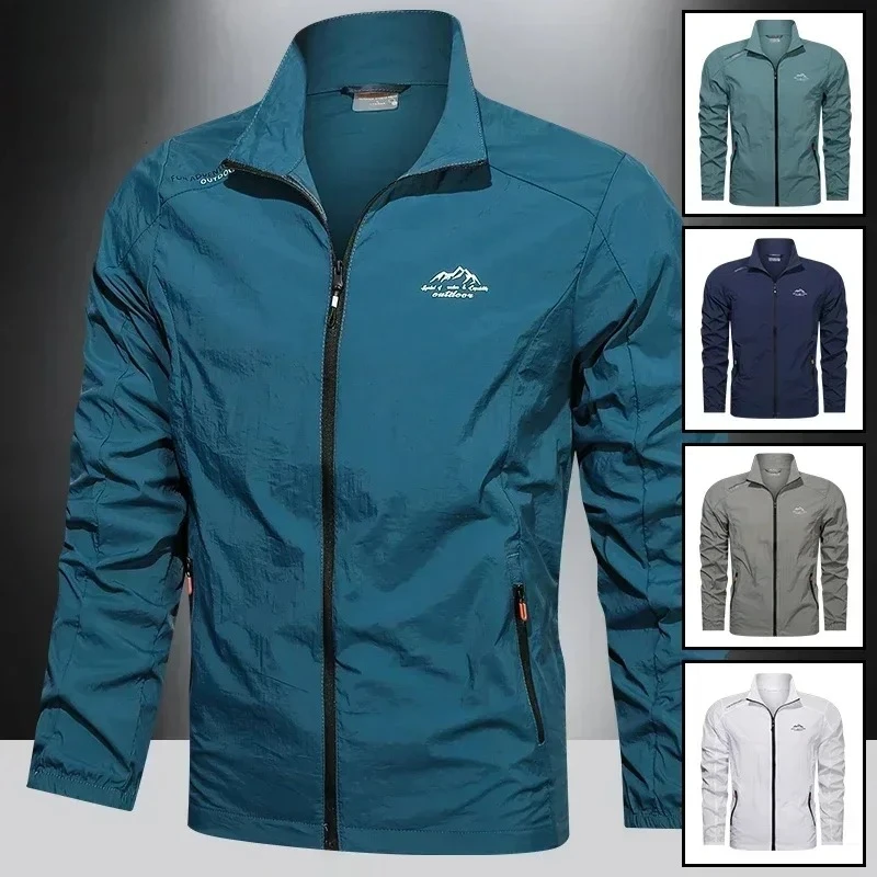 Reflective Jacket Running - Outdoor Quick Dry Sunscreen Running Coat