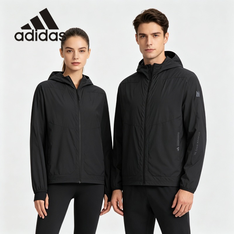 Reflective Jacket Running - Adidas Woven Reflective Logo Wind Jacket