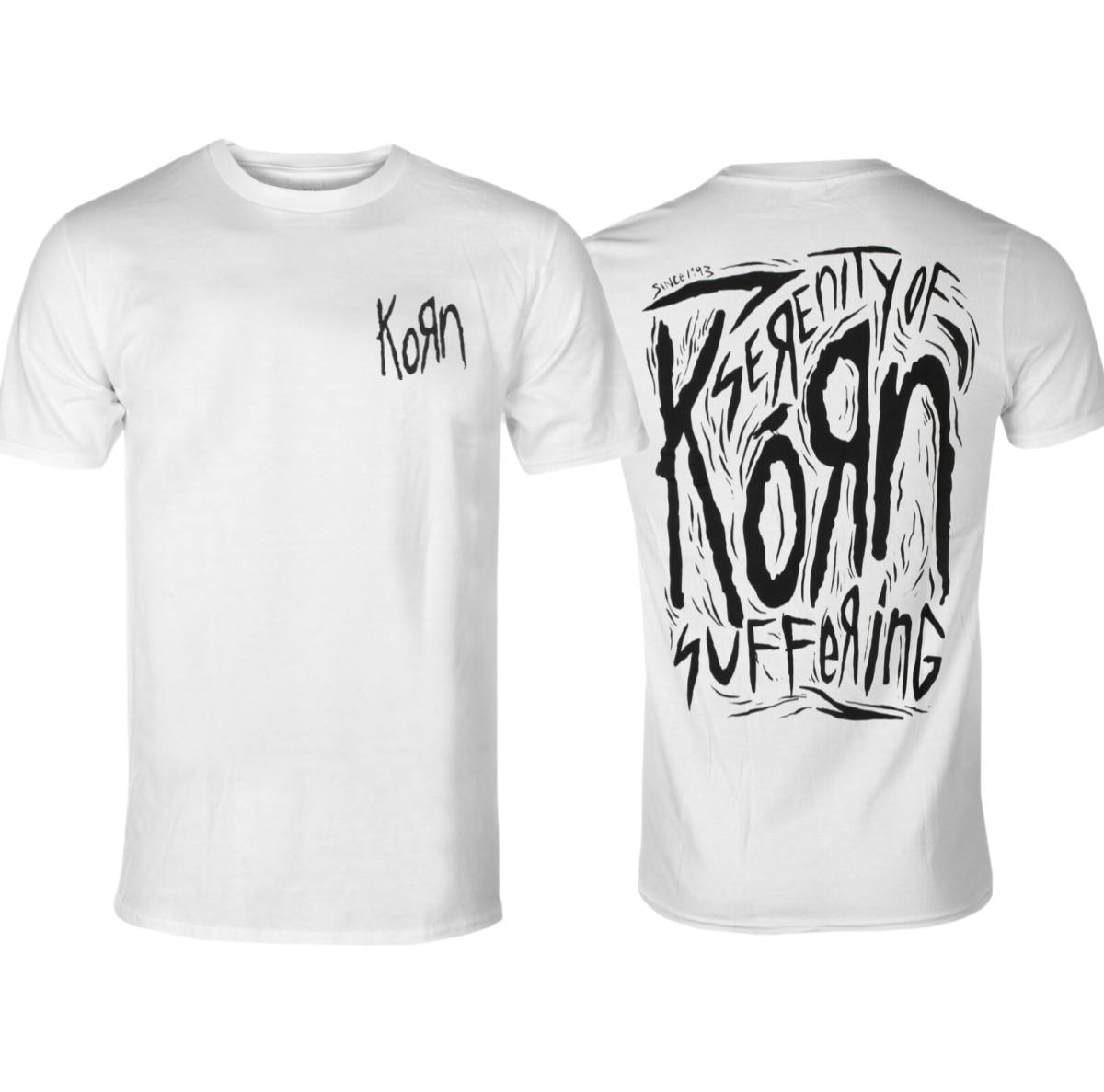 Korn Scratched Type Artistic P - Street Fashion Shanghai ulasan dan harga