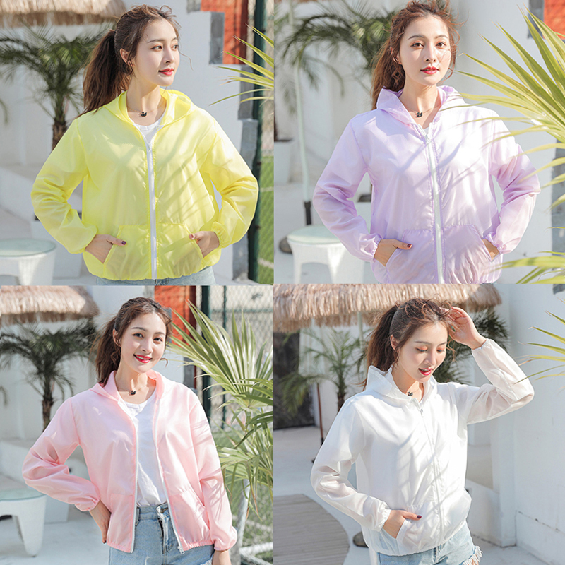 Jacket Women Summer Sun Protec - Reflective Jacket Running ulasan dan harga