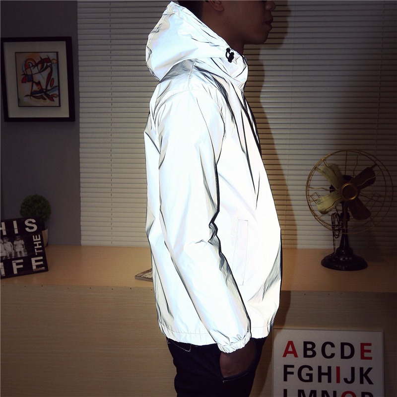 LED Light Up Windbreaker Coupl - Reflective Jacket Running ulasan dan harga