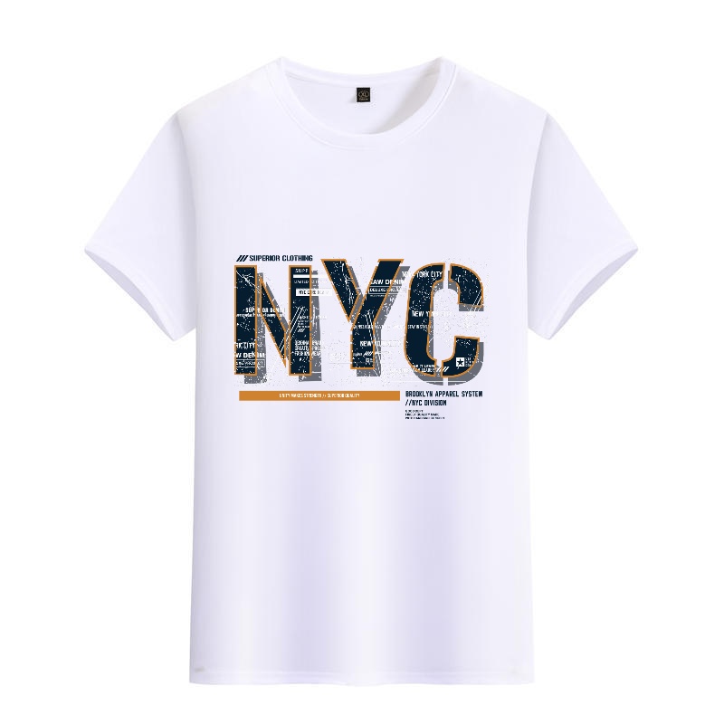 Men's Black Round-Neck Short-S - Street Fashion Nyc ulasan dan harga