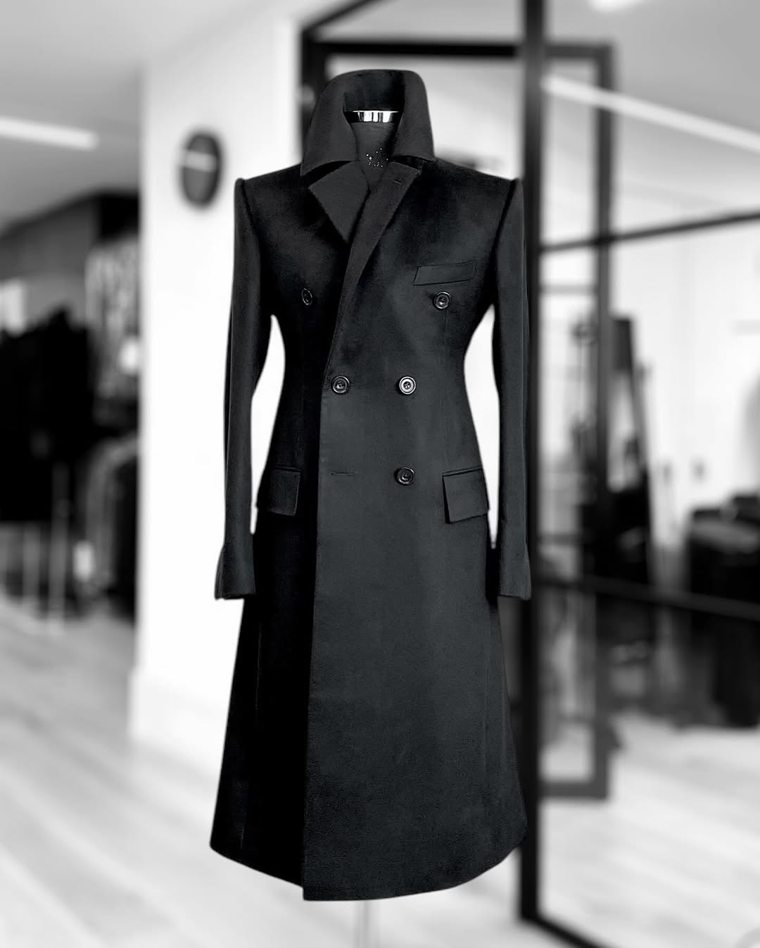 Fashion Woolen Blend Coat Men  - Street Fashion Shanghai ulasan dan harga