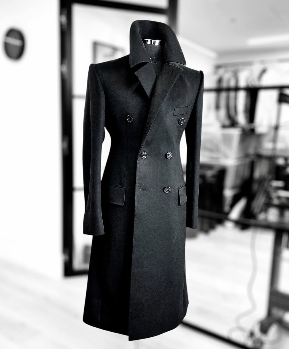 Fashion Woolen Blend Coat Men  - Street Fashion Shanghai ulasan dan harga