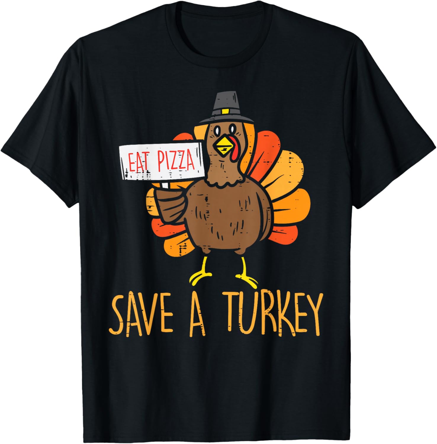 Save A Turkey Eat Pizza Funny  - Street Fashion Outfit For Men ulasan dan harga