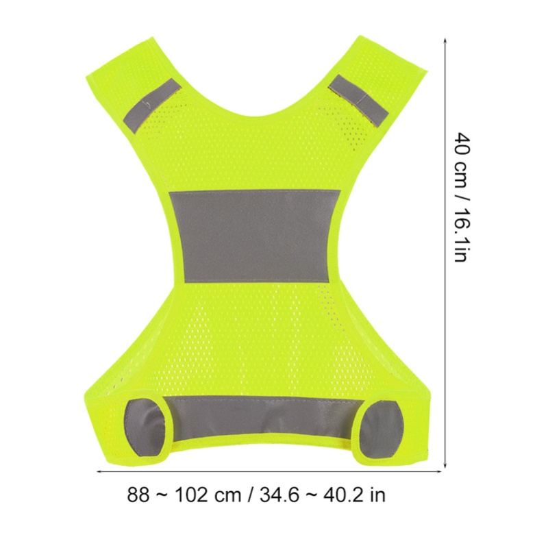 Outdoor Cycling Reflective Ves - Reflective Jacket Running ulasan dan harga