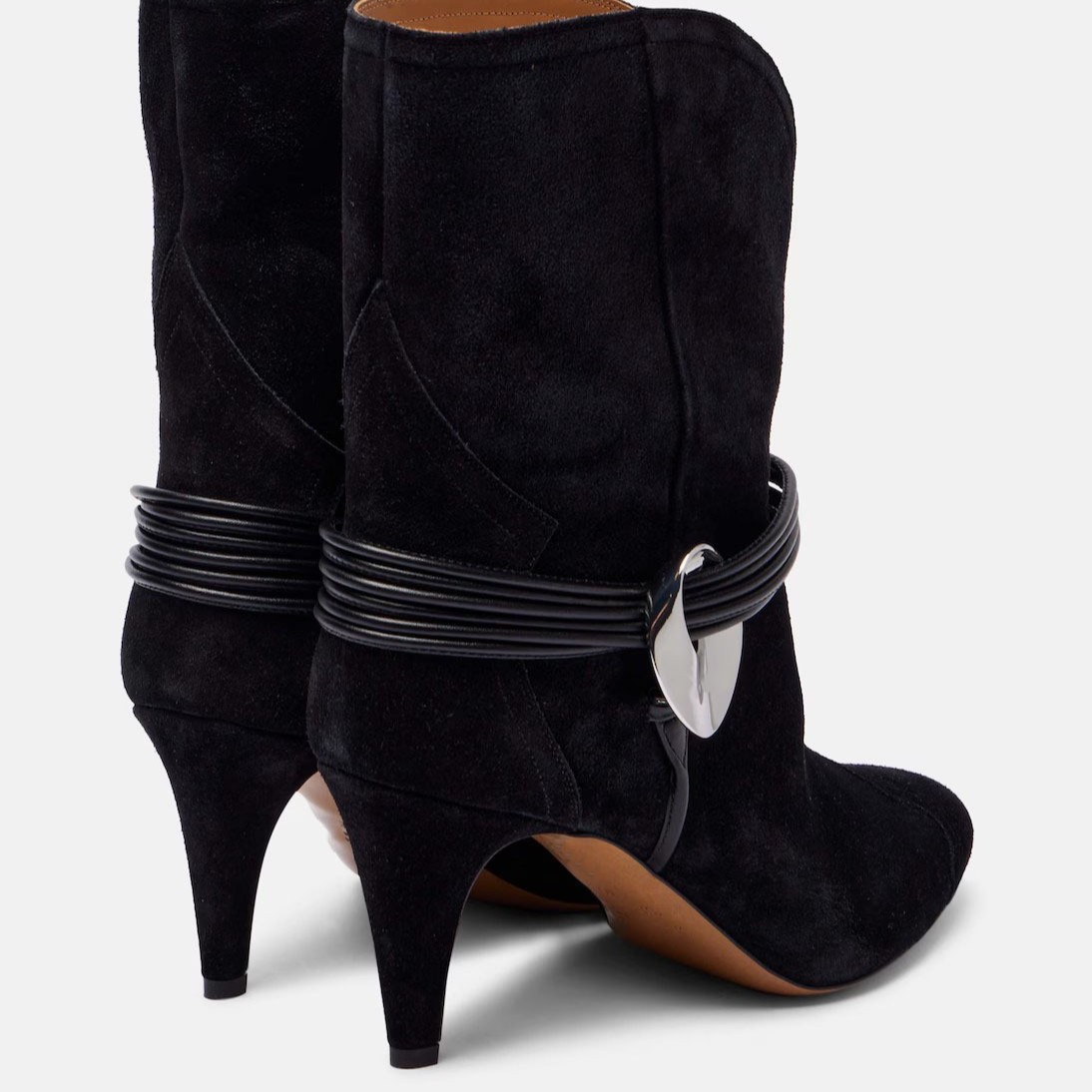 Women's Suede Western Ankle Bo - Street Fashion Look ulasan dan harga