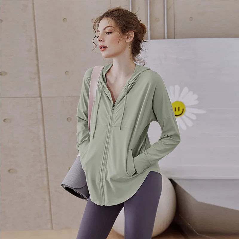 New Women Fitness Jacket Breat - Reflective Jacket Running ulasan dan harga