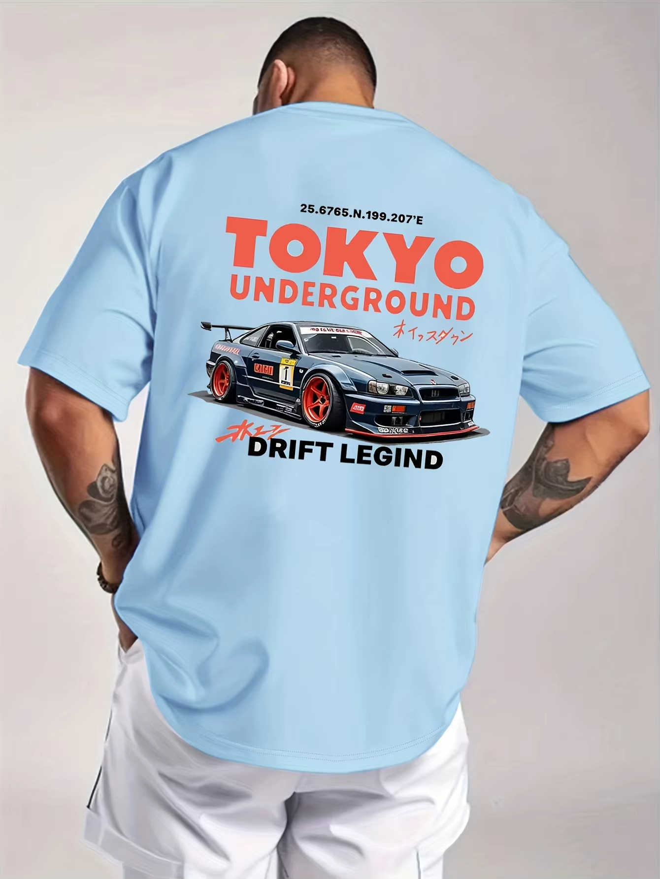 Men's Cotton T-shirt for Summe - Street Fashion In Tokyo ulasan dan harga