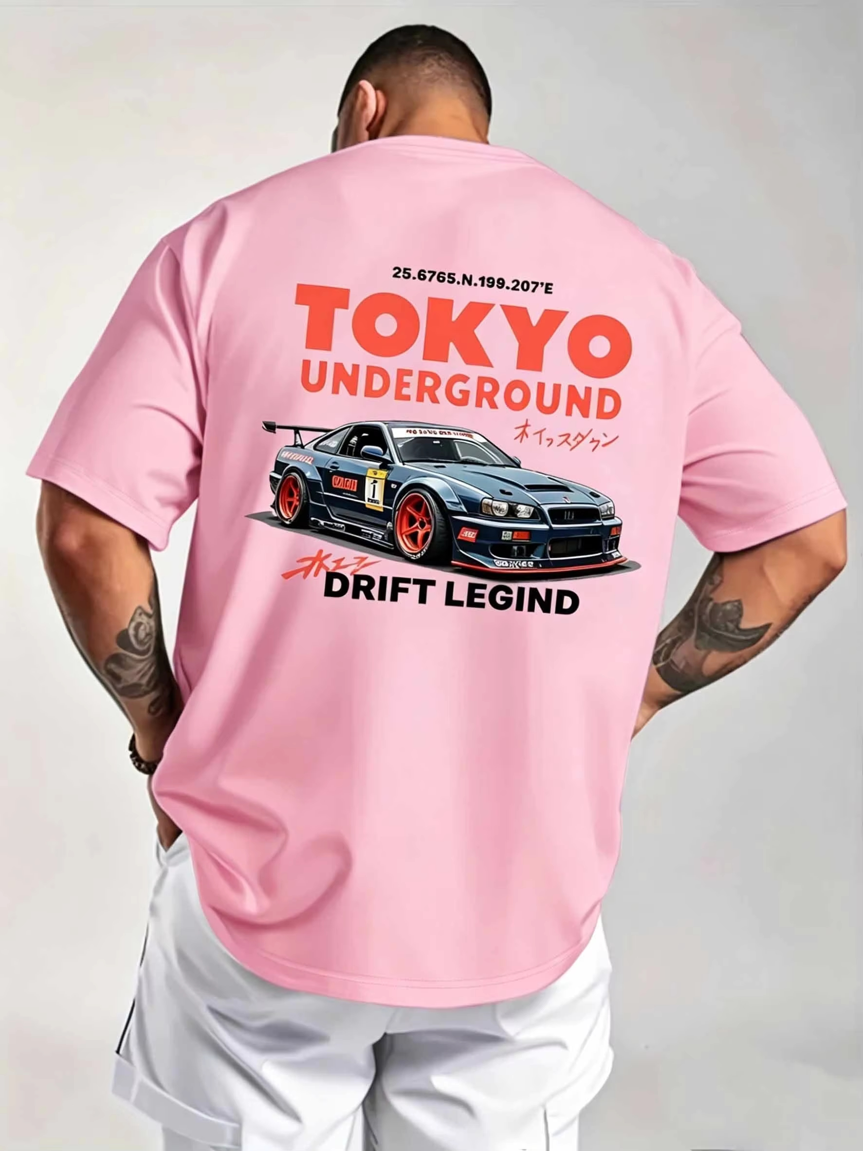 Men's Cotton T-shirt for Summe - Street Fashion In Tokyo ulasan dan harga