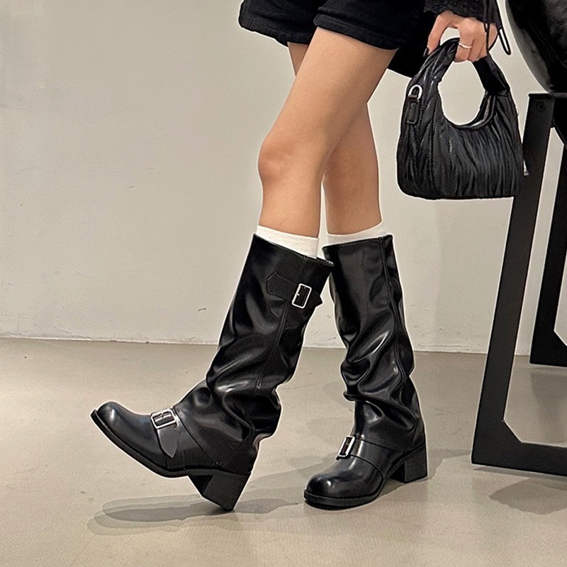 2025new Woman Boots Knee High  - Street Fashion Trends 2025 ulasan dan harga