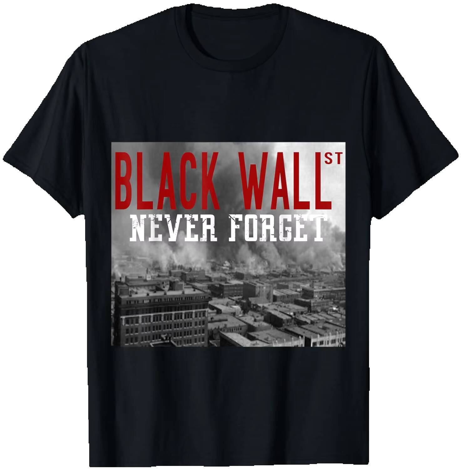 Never Forget Our History Black - Street Fashion History ulasan dan harga