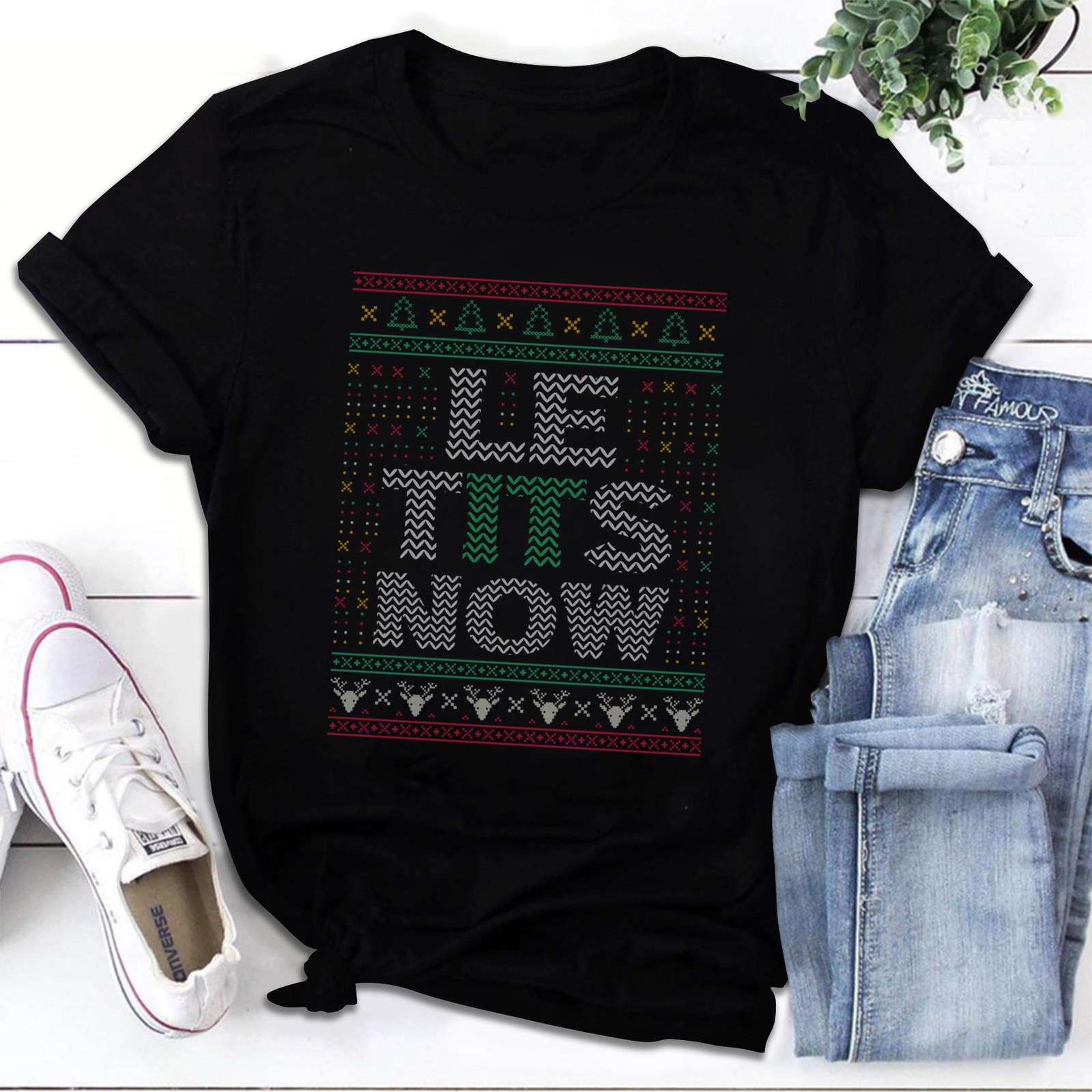 Le Tits Now Christmas Let It S - Street Fashion Now ulasan dan harga