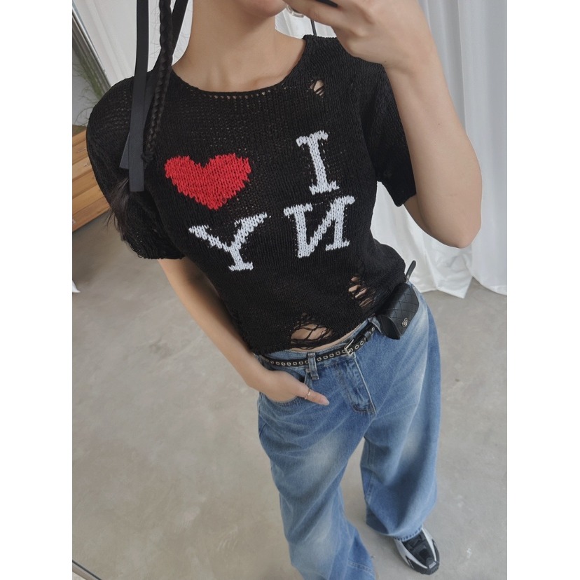 Retro Street Style Hollow out  - Street Fashion Look ulasan dan harga