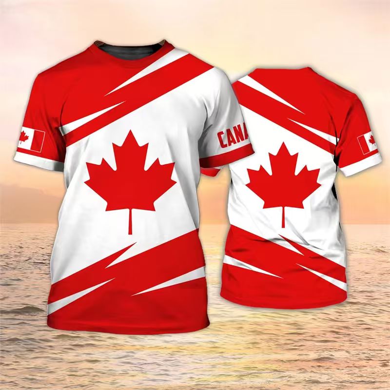Canada Flag Soldier Camo Skull - Street Fashion For Short Guys ulasan dan harga