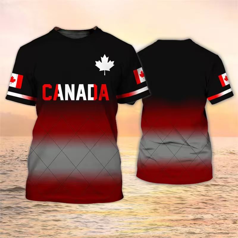 Canada Flag Soldier Camo Skull - Street Fashion For Short Guys ulasan dan harga