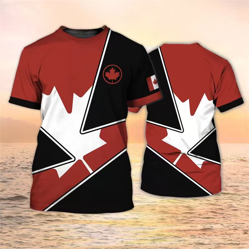 Canada Flag Soldier Camo Skull - Street Fashion For Short Guys ulasan dan harga