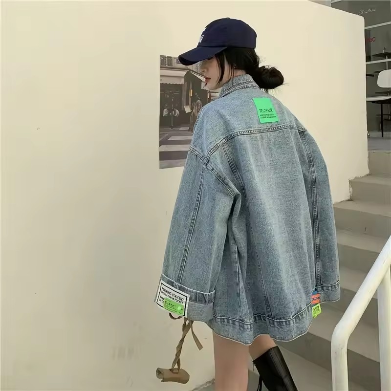 2025 New Fashion Denim Jacket  - Street Fashion Jeans Women ulasan dan harga