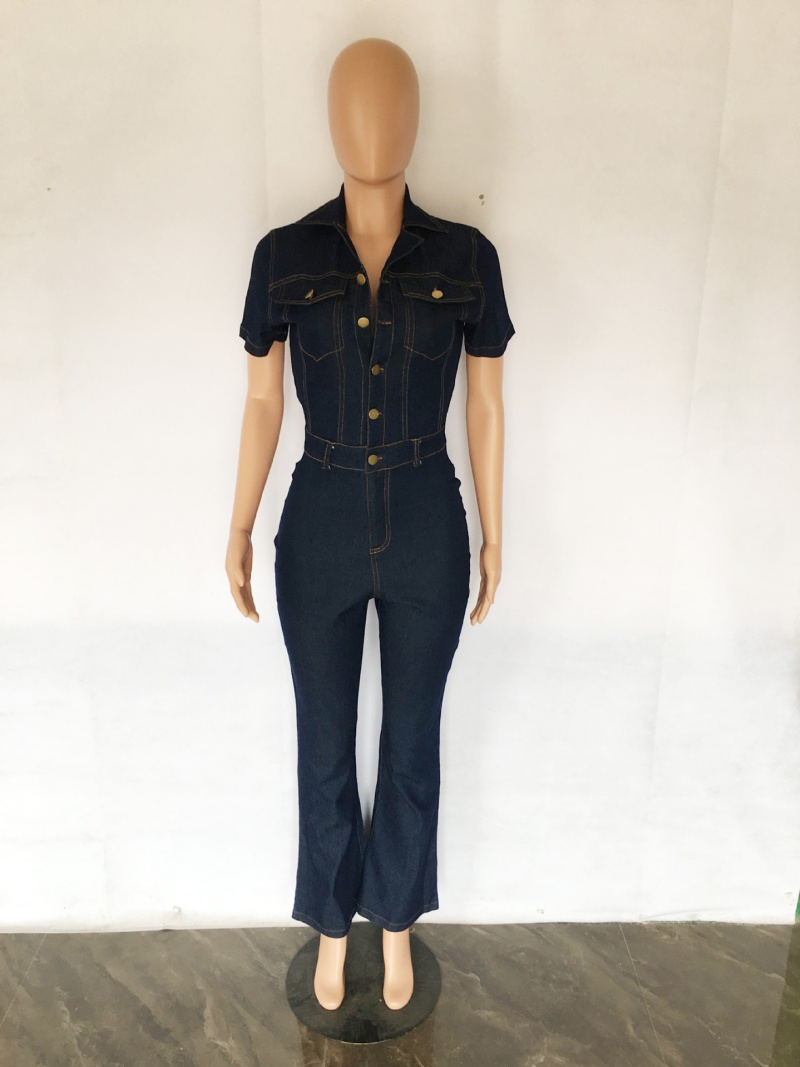 Streetwear Denim Jumpsuit Autu - Street Fashion Jeans Women ulasan dan harga