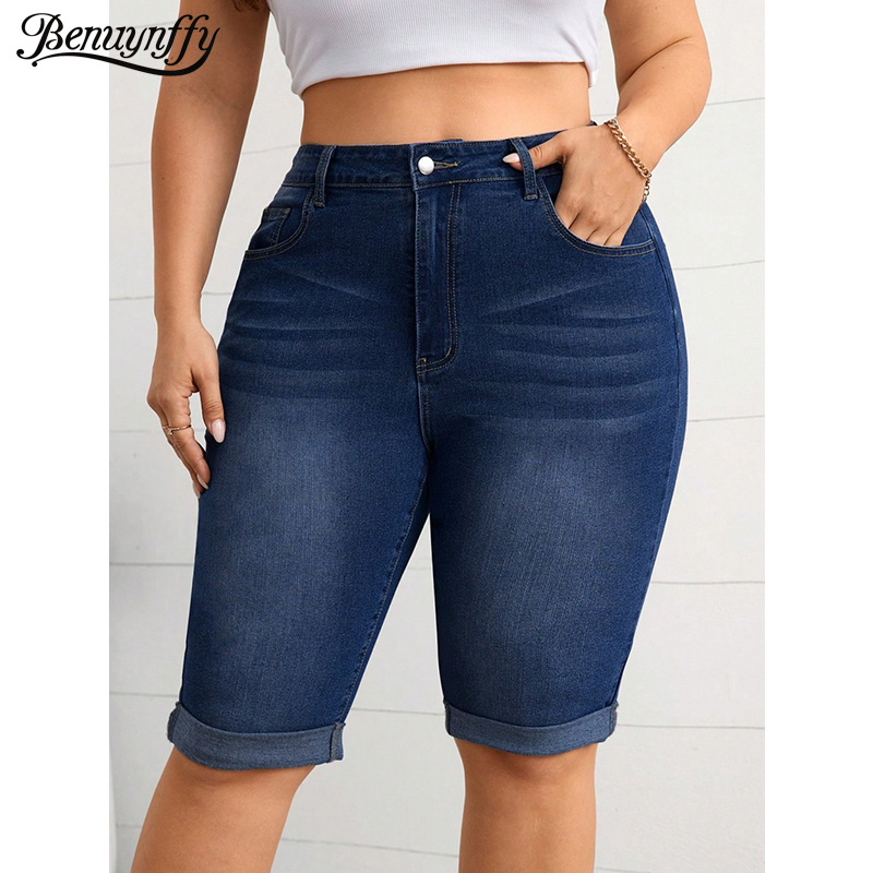 Benuynffy Plus Size Vintage Mi - Street Fashion Jeans Women ulasan dan harga