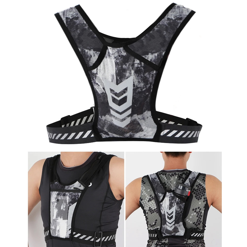 Reflective Running Vest with P - Reflective Jacket Running ulasan dan harga