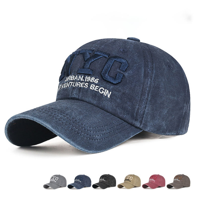 Vintage Washed Cotton Baseball - Street Fashion Nyc ulasan dan harga