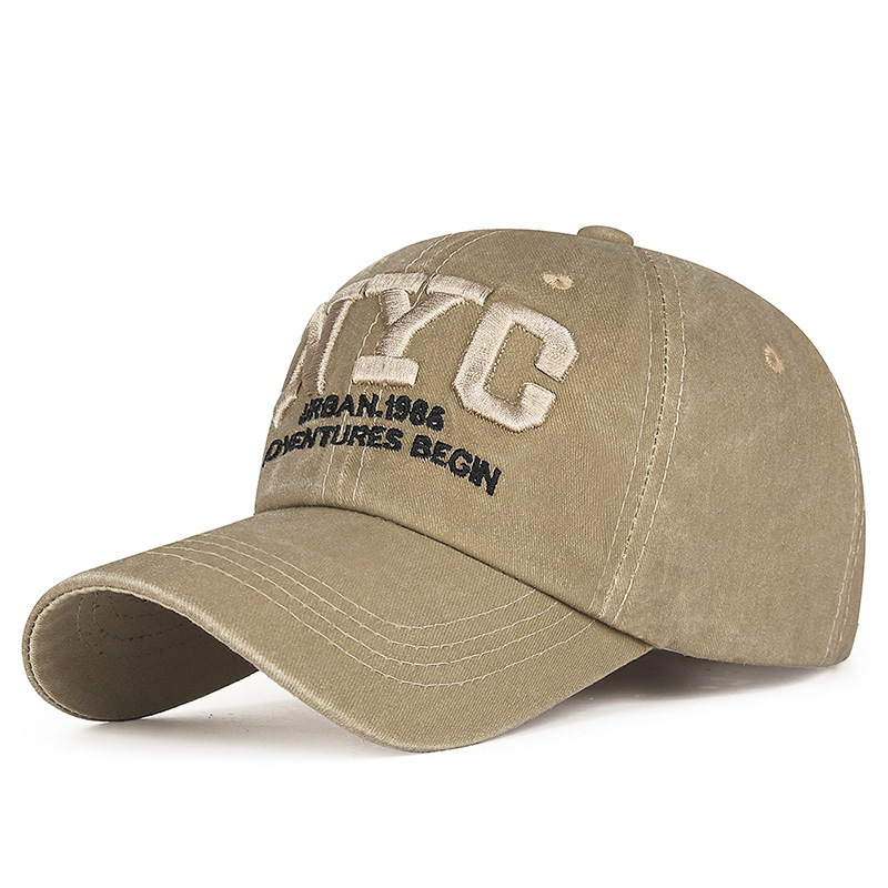 Vintage Washed Cotton Baseball - Street Fashion Nyc ulasan dan harga