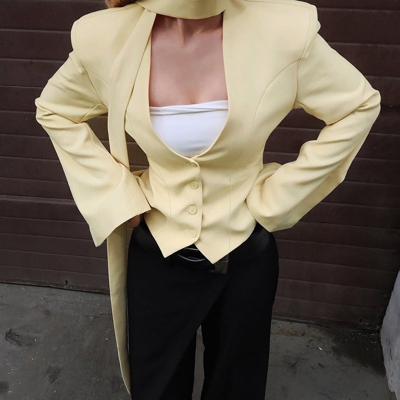 Tuularose Women Fashion Blazer - Street Fashion Look ulasan dan harga