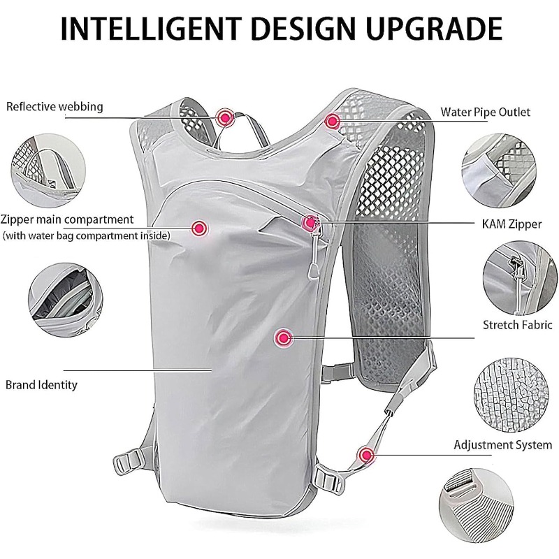 Running Vest for Marathon Trai - Reflective Jacket Running ulasan dan harga