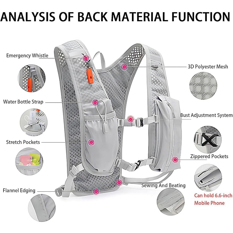 Running Vest for Marathon Trai - Reflective Jacket Running ulasan dan harga