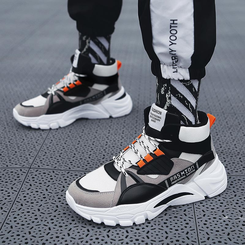 Hightop Summer Men's Sport Sho - Street Fashion For Short Guys ulasan dan harga