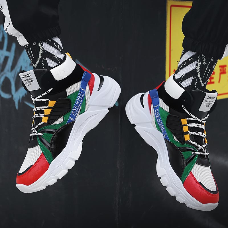 Hightop Summer Men's Sport Sho - Street Fashion For Short Guys ulasan dan harga