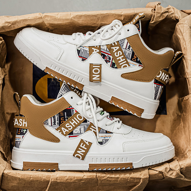 2025 New Men's High-Top Casual - Street Fashion Trends 2025 ulasan dan harga