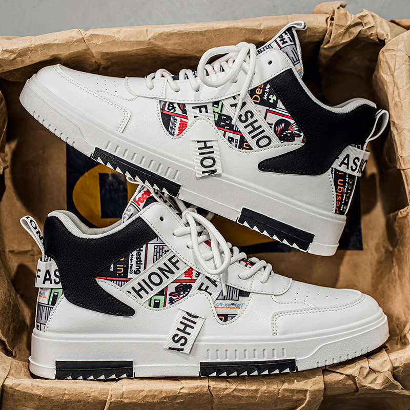 2025 New Men's High-Top Casual - Street Fashion Trends 2025 ulasan dan harga