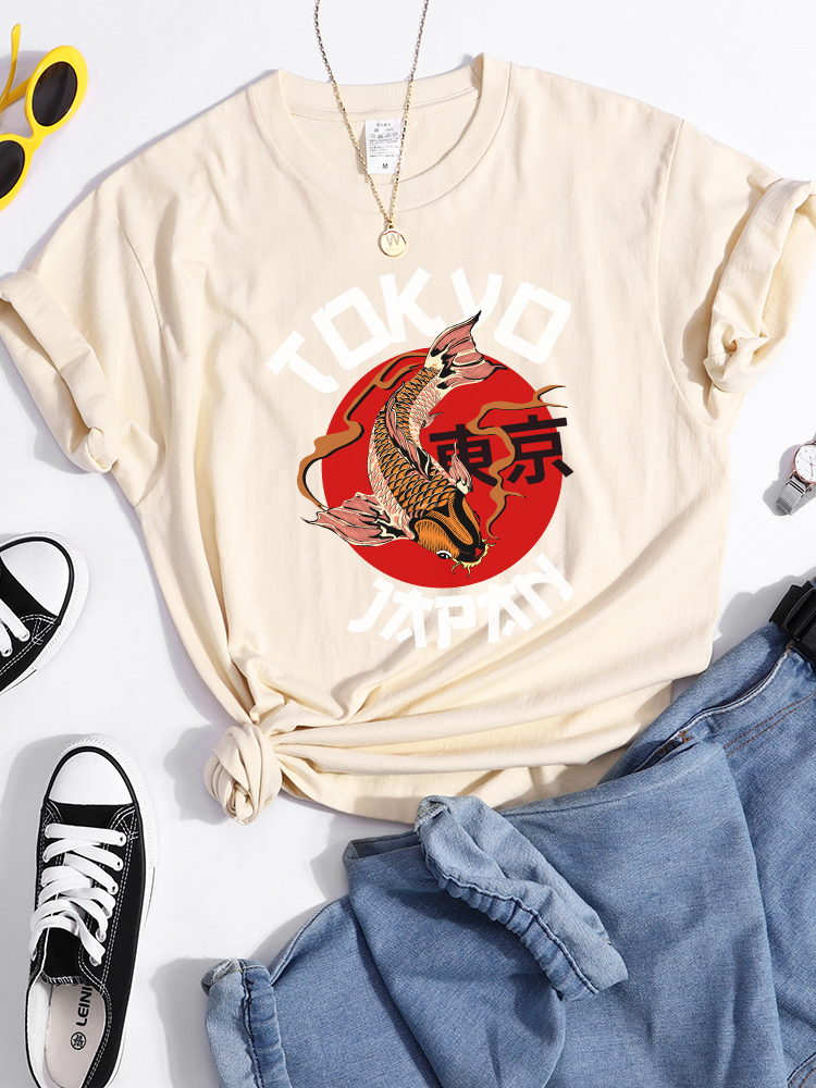 Tokyo Sun Carp, Japan Prints T - Street Fashion In Tokyo ulasan dan harga