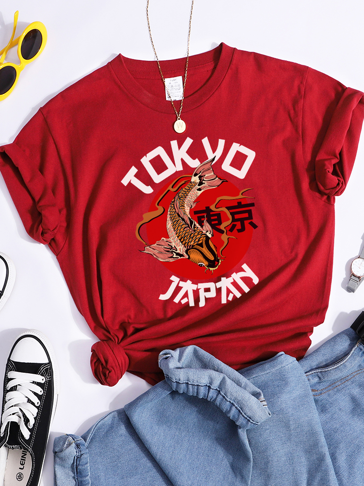 Tokyo Sun Carp, Japan Prints T - Street Fashion In Tokyo ulasan dan harga