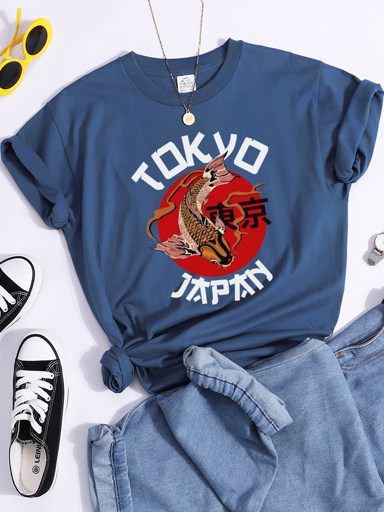 Tokyo Sun Carp, Japan Prints T - Street Fashion In Tokyo ulasan dan harga