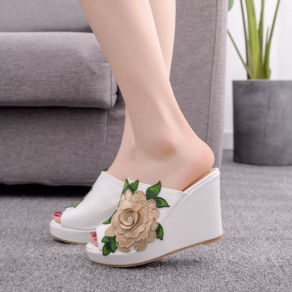 Womens Flower Open Toe Fashion - Street Fashion Clothing ulasan dan harga