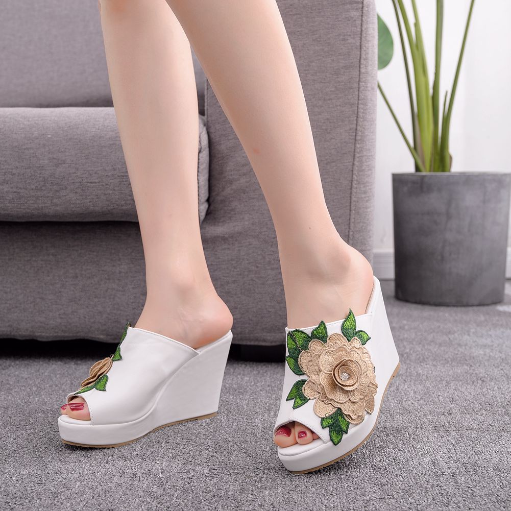 Womens Flower Open Toe Fashion - Street Fashion Clothing ulasan dan harga