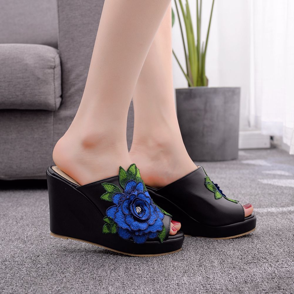 Womens Flower Open Toe Fashion - Street Fashion Clothing ulasan dan harga