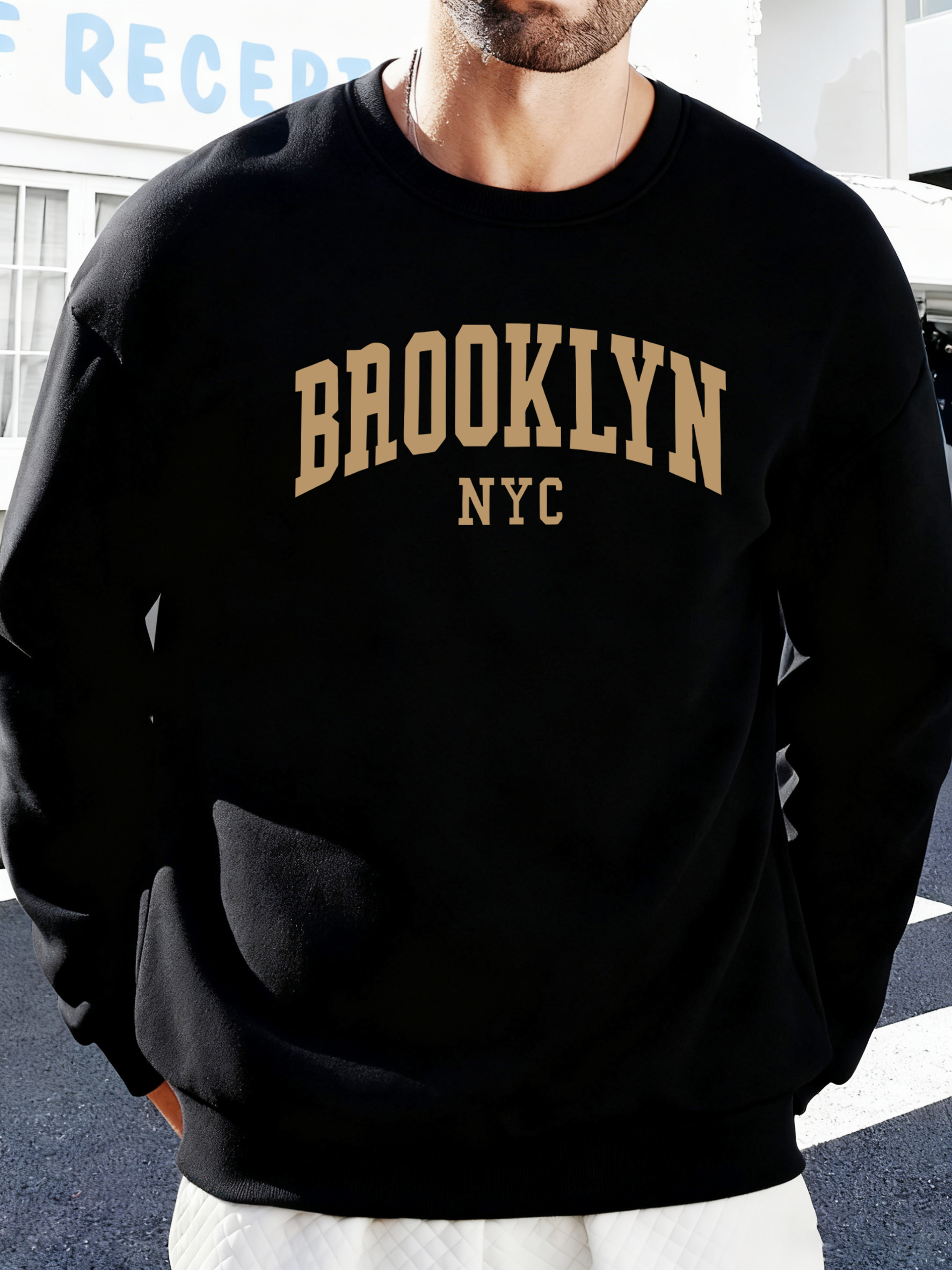 Brooklyn Nyc Letter Printed So - Street Fashion Nyc ulasan dan harga
