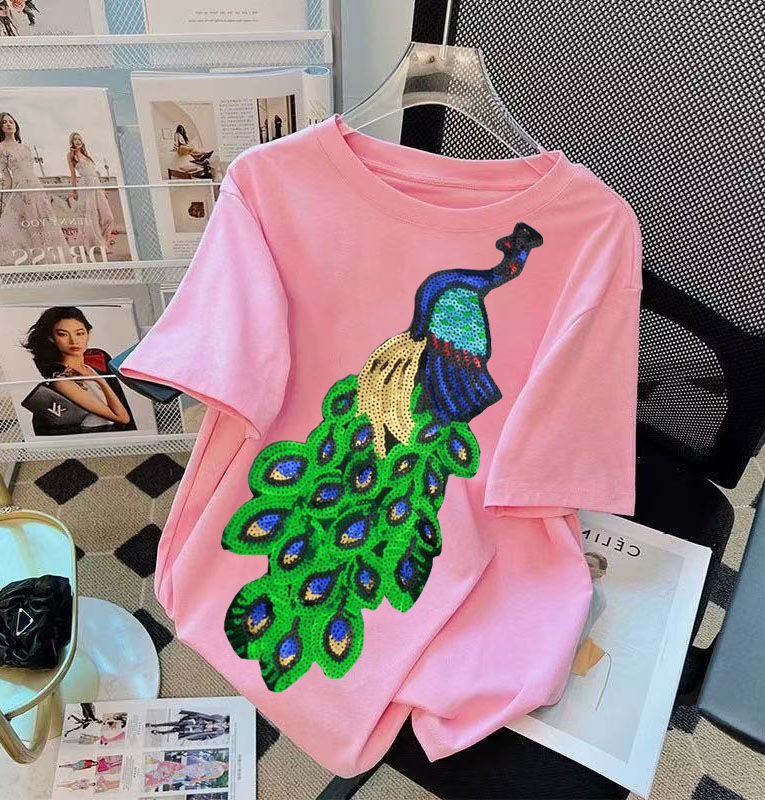 Korean Fashion Pink Embroidery - Street Fashion Shanghai ulasan dan harga