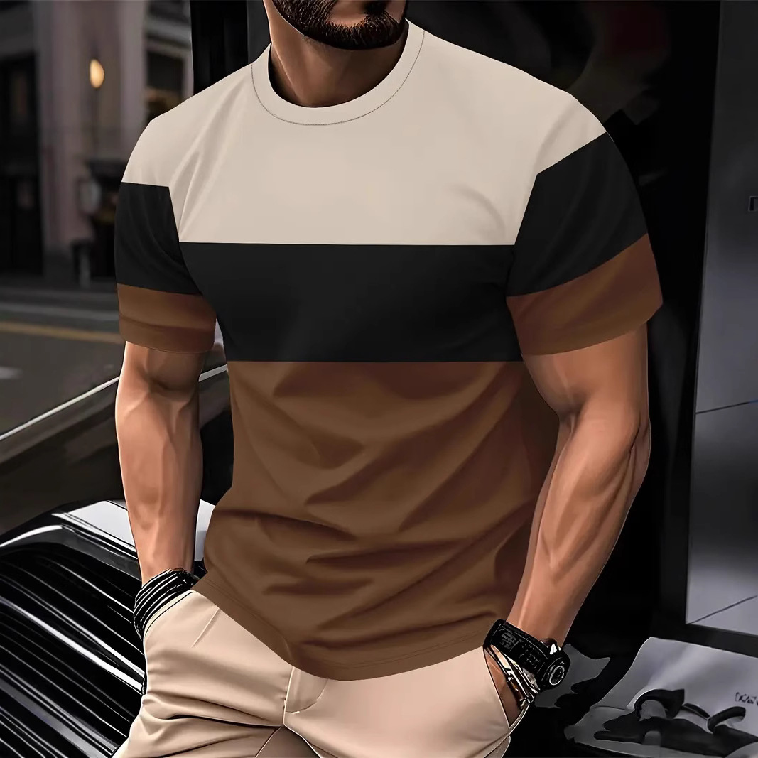 Fun Guy 3D Printed T-Shirt  Tr - Street Fashion For Short Guys ulasan dan harga