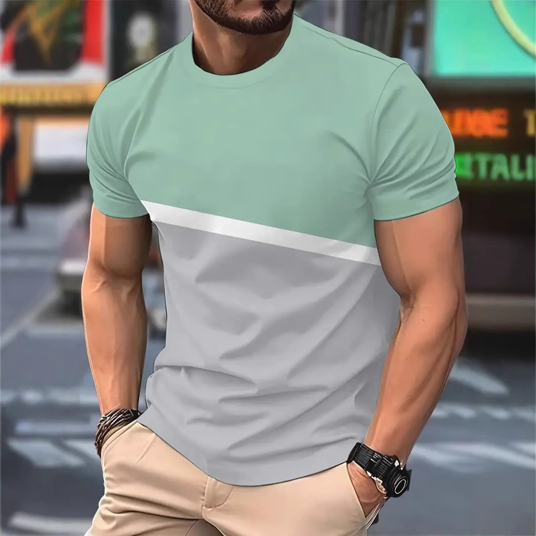 Fun Guy 3D Printed T-Shirt  Tr - Street Fashion For Short Guys ulasan dan harga