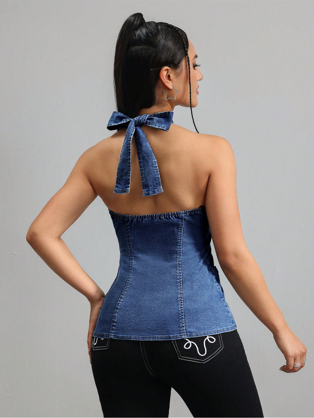 2026 new neck hanging sleevele - Street Fashion Girls ulasan dan harga