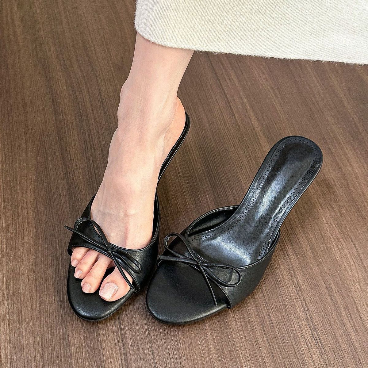 Satin Butterfly-knot Women Sli - Street Fashion Clothing ulasan dan harga