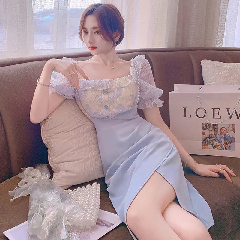 2 Pieces Sets for Women Lace D - Street Fashion Korean ulasan dan harga