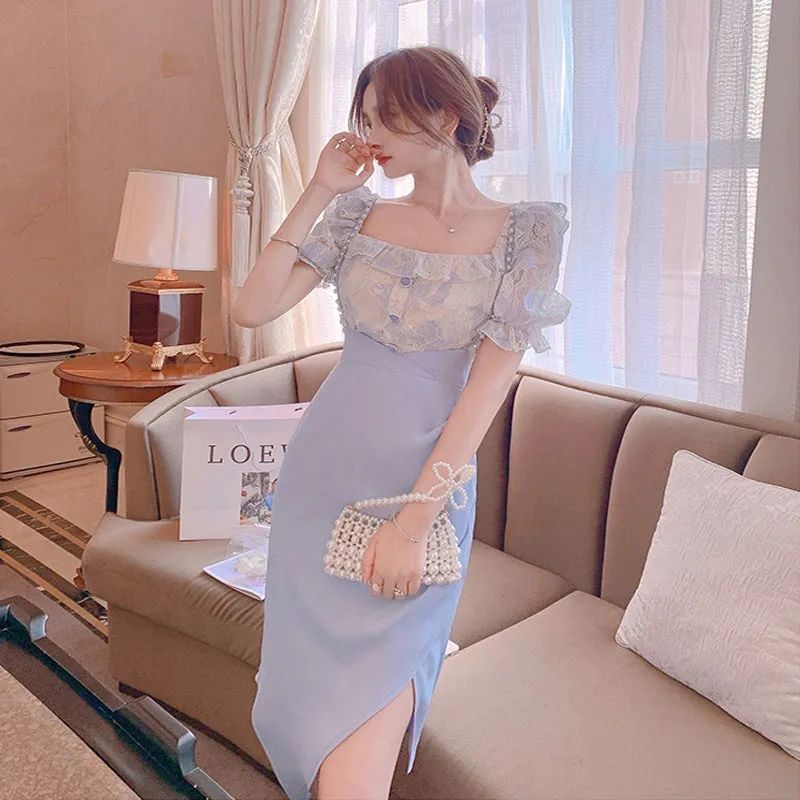 2 Pieces Sets for Women Lace D - Street Fashion Korean ulasan dan harga