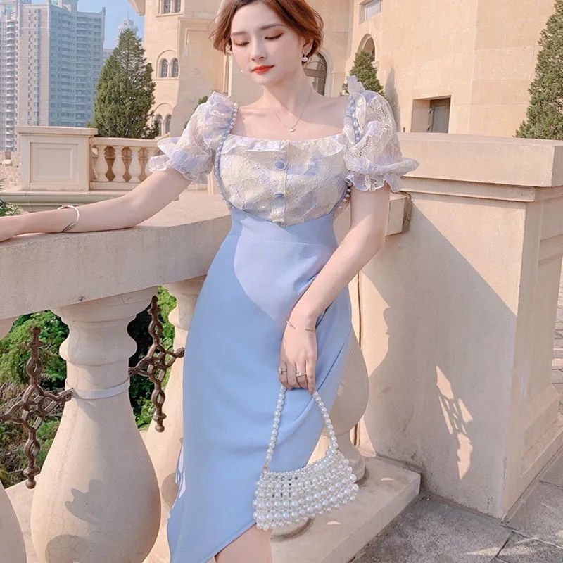 2 Pieces Sets for Women Lace D - Street Fashion Korean ulasan dan harga